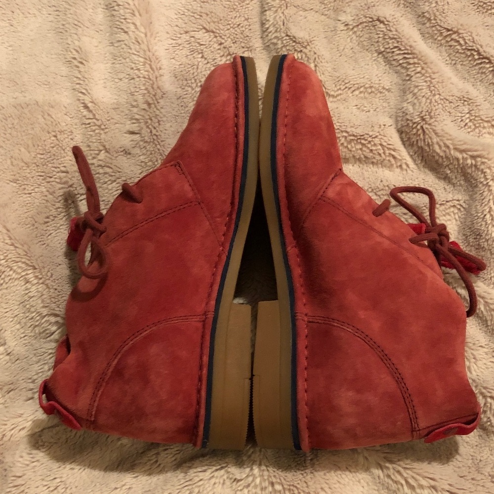 Rust Suede Ankle Boots Hush puppies never worn size 7 - Picture 5 of 9